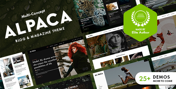 Alpaca - Blog & Magazine WordPress Theme Logo
